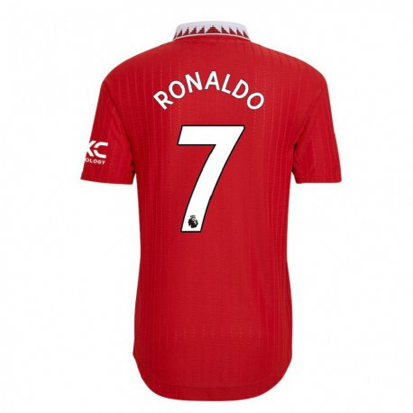 Kandiny Férfi Cristiano Ronaldo #7 Piros Hazai Jersey 2022/23 Mez Póló Ing