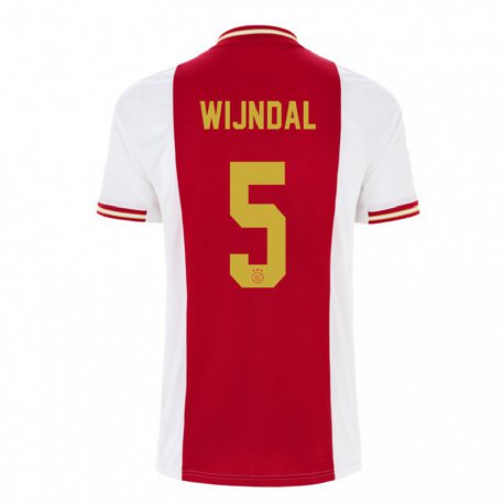 Kandiny Férfi Owen Wijndal #5 Sötét Vörös Fehér Hazai Jersey 2022/23 Mez Póló Ing
