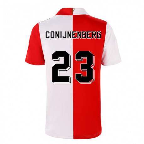 Kandiny Férfi Jada Conijnenberg #23 Chili Fehér Hazai Jersey 2022/23 Mez Póló Ing
