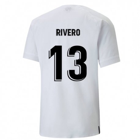 Kandiny Férfi Cristian Rivero #13 Krémes Fehér Hazai Jersey 2022/23 Mez Póló Ing