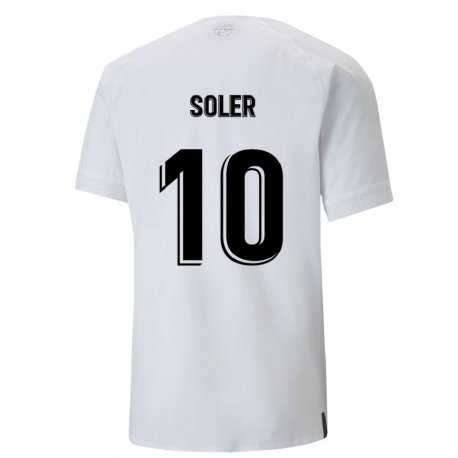 Kandiny Férfi Carlos Soler #10 Krémes Fehér Hazai Jersey 2022/23 Mez Póló Ing