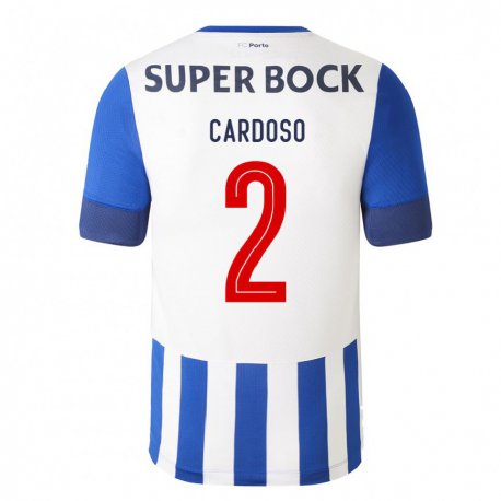 Kandiny Férfi Fabio Cardoso #2 Királykék Hazai Jersey 2022/23 Mez Póló Ing