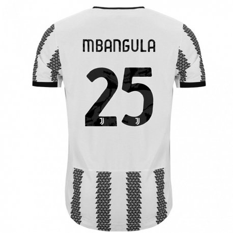 Kandiny Férfi Samuel Mbangula #25 Fehér Fekete Hazai Jersey 2022/23 Mez Póló Ing