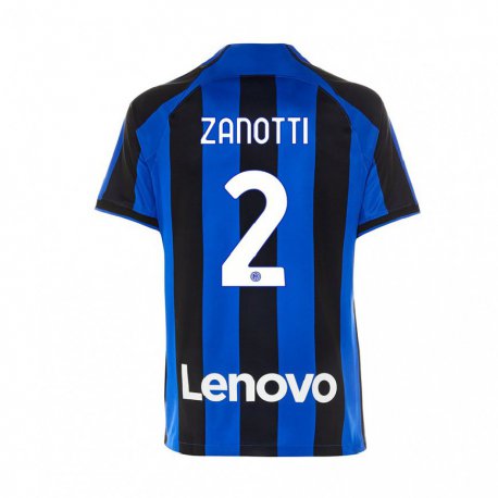 Kandiny Férfi Mattia Zanotti #2 Királykék Fekete Hazai Jersey 2022/23 Mez Póló Ing