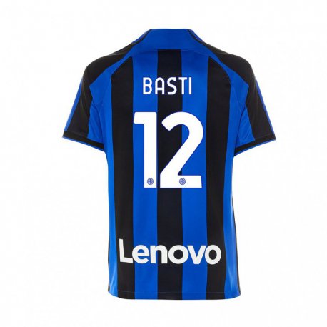 Kandiny Férfi Matteo Basti #12 Királykék Fekete Hazai Jersey 2022/23 Mez Póló Ing