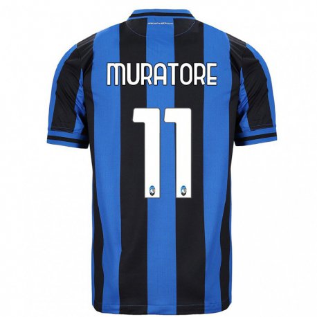 Kandiny Férfi Simone Muratore #11 Kék Fekete Hazai Jersey 2022/23 Mez Póló Ing
