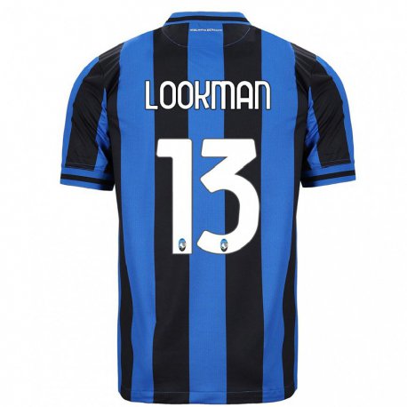 Kandiny Férfi Ademola Lookman #13 Kék Fekete Hazai Jersey 2022/23 Mez Póló Ing