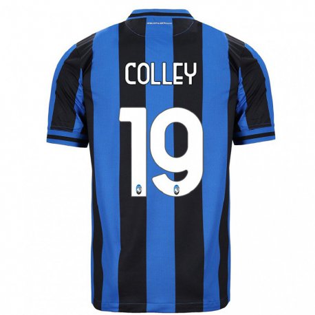 Kandiny Férfi Ebrima Colley #19 Kék Fekete Hazai Jersey 2022/23 Mez Póló Ing