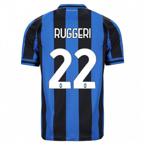 Kandiny Férfi Matteo Ruggeri #22 Kék Fekete Hazai Jersey 2022/23 Mez Póló Ing