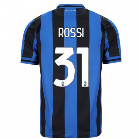 Kandiny Férfi Francesco Rossi #31 Kék Fekete Hazai Jersey 2022/23 Mez Póló Ing