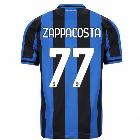 Kandiny Férfi Davide Zappacosta #77 Kék Fekete Hazai Jersey 2022/23 Mez Póló Ing