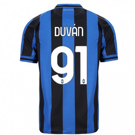 Kandiny Férfi Duvan Zapata #91 Kék Fekete Hazai Jersey 2022/23 Mez Póló Ing