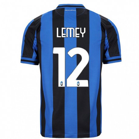 Kandiny Férfi Diede Lemey #12 Kék Fekete Hazai Jersey 2022/23 Mez Póló Ing