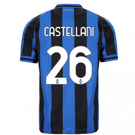 Kandiny Férfi Eleonora Castellani #26 Kék Fekete Hazai Jersey 2022/23 Mez Póló Ing