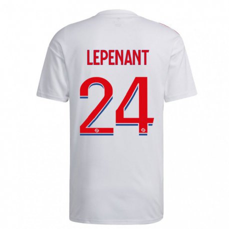 Kandiny Férfi Johann Lepenant #24 Fehér Kék Piros Hazai Jersey 2022/23 Mez Póló Ing