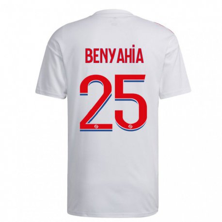Kandiny Férfi Ines Benyahia #25 Fehér Kék Piros Hazai Jersey 2022/23 Mez Póló Ing