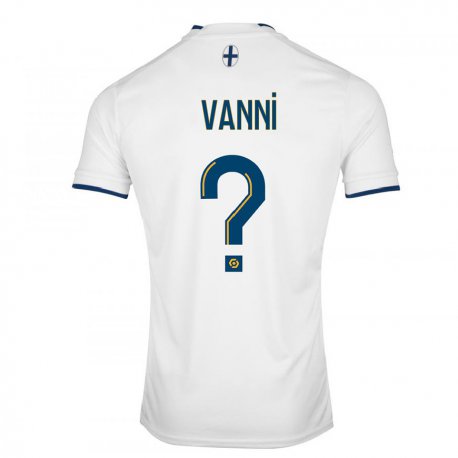 Kandiny Férfi Fabio Vanni #0 Fehér Zafír Hazai Jersey 2022/23 Mez Póló Ing