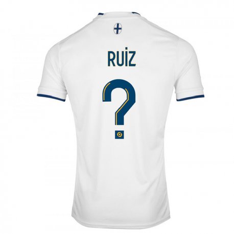 Kandiny Férfi Pedro Ruiz #0 Fehér Zafír Hazai Jersey 2022/23 Mez Póló Ing
