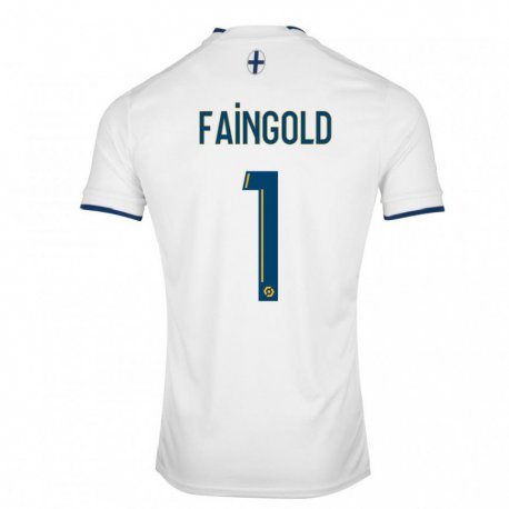 Kandiny Férfi Abbie Faingold #1 Fehér Zafír Hazai Jersey 2022/23 Mez Póló Ing