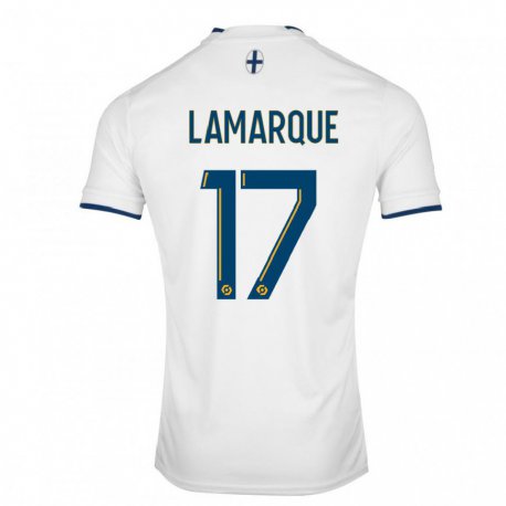 Kandiny Férfi Alais Lamarque #17 Fehér Zafír Hazai Jersey 2022/23 Mez Póló Ing