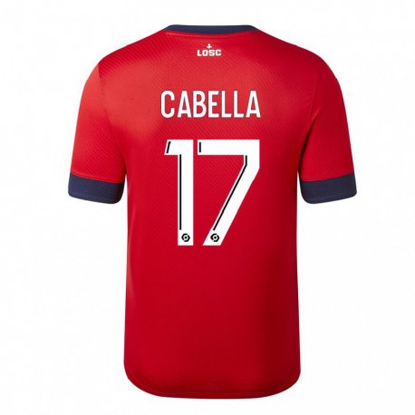 Kandiny Férfi Remy Cabella #17 Piros Cukorka Alma Hazai Jersey 2022/23 Mez Póló Ing