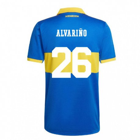 Kandiny Férfi Alexis Alvariño #26 Olimpiai Sárga Hazai Jersey 2022/23 Mez Póló Ing