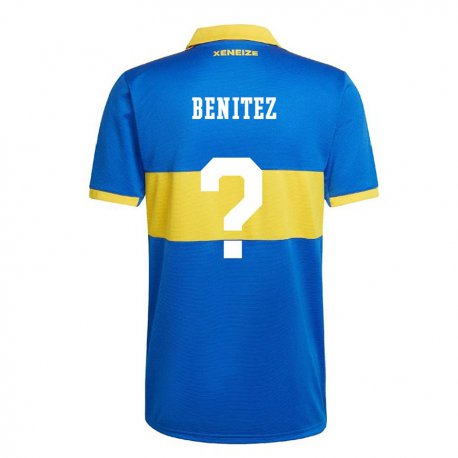 Kandiny Férfi Mauricio Benitez #0 Olimpiai Sárga Hazai Jersey 2022/23 Mez Póló Ing