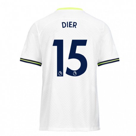 Kandiny Férfi Eric Dier #15 Fehér Zöld Hazai Jersey 2022/23 Mez Póló Ing
