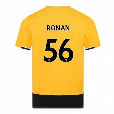 Kandiny Férfi Connor Ronan #56 Sárga Fekete Hazai Jersey 2022/23 Mez Póló Ing