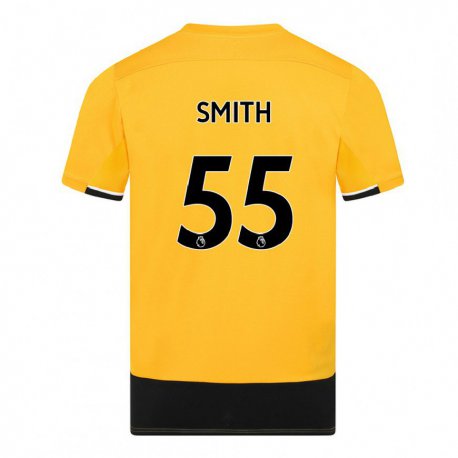 Kandiny Férfi Jackson Smith #55 Sárga Fekete Hazai Jersey 2022/23 Mez Póló Ing