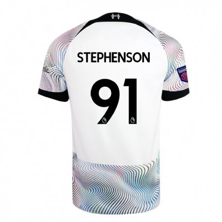 Kandiny Férfi Luca Stephenson #91 Fehér Színes Idegenbeli Jersey 2022/23 Mez Póló Ing