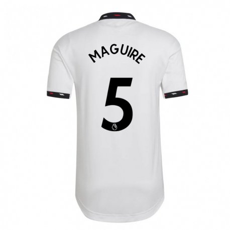 Kandiny Férfi Harry Maguire #5 Fehér Idegenbeli Jersey 2022/23 Mez Póló Ing