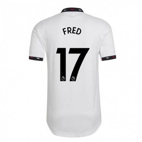 Kandiny Férfi Fred #17 Fehér Idegenbeli Jersey 2022/23 Mez Póló Ing