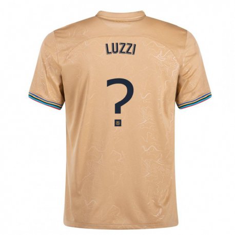 Kandiny Férfi Fabian Luzzi #0 Aranypénz Idegenbeli Jersey 2022/23 Mez Póló Ing