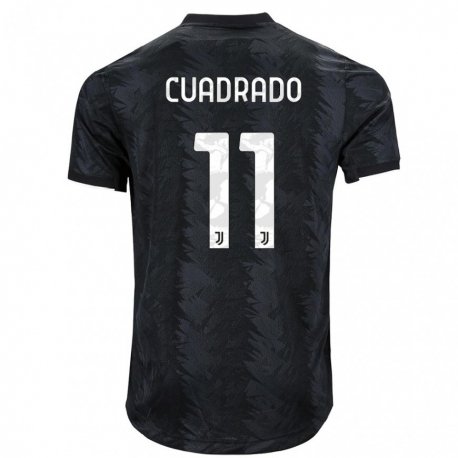 Kandiny Férfi Juan Cuadrado #11 Sötét Fekete Idegenbeli Jersey 2022/23 Mez Póló Ing
