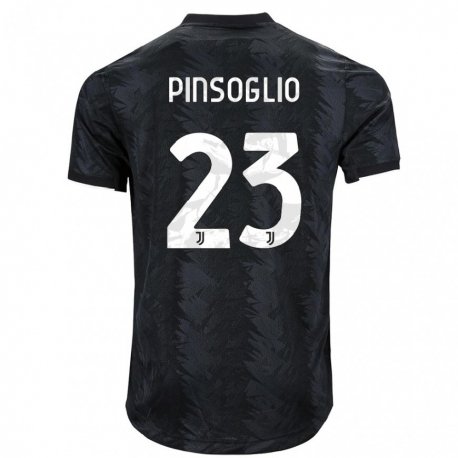 Kandiny Férfi Carlo Pinsoglio #23 Sötét Fekete Idegenbeli Jersey 2022/23 Mez Póló Ing