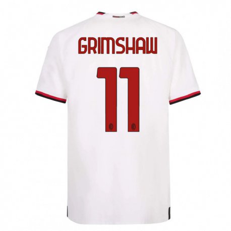 Kandiny Férfi Christy Grimshaw #11 Fehér Piros Idegenbeli Jersey 2022/23 Mez Póló Ing