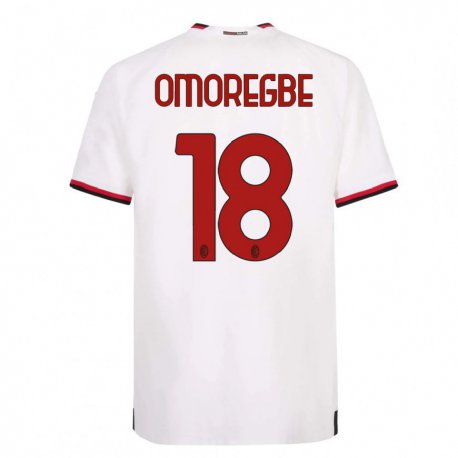 Kandiny Férfi Bob Murphy Omoregbe #18 Fehér Piros Idegenbeli Jersey 2022/23 Mez Póló Ing