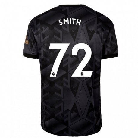 Kandiny Férfi Matt Smith #72 Fekete Szürke Idegenbeli Jersey 2022/23 Mez Póló Ing