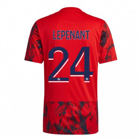Kandiny Férfi Johann Lepenant #24 Vörös Tér Idegenbeli Jersey 2022/23 Mez Póló Ing