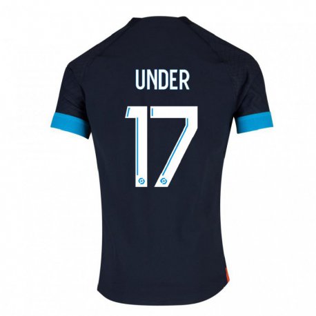 Kandiny Férfi Cengiz Under #17 Fekete Olimpiát Idegenbeli Jersey 2022/23 Mez Póló Ing