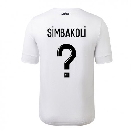 Kandiny Férfi Mamadou Simbakoli #0 Fehér Bíbor Idegenbeli Jersey 2022/23 Mez Póló Ing