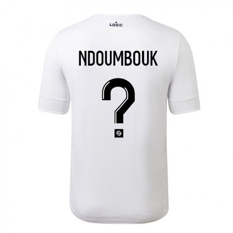 Kandiny Férfi Marlyse Ngo Ndoumbouk #0 Fehér Bíbor Idegenbeli Jersey 2022/23 Mez Póló Ing