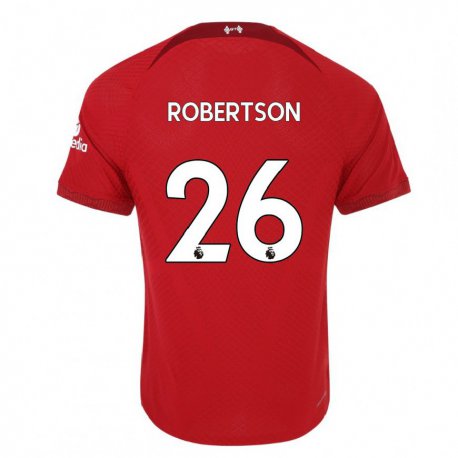 Kandiny Női Andrew Robertson #26 Sötét Vörös Hazai Jersey 2022/23 Mez Póló Ing