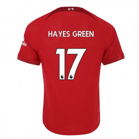 Kandiny Női Charlie Hayes-Green #17 Sötét Vörös Hazai Jersey 2022/23 Mez Póló Ing