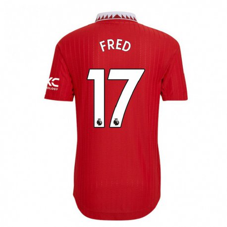 Kandiny Női Fred #17 Piros Hazai Jersey 2022/23 Mez Póló Ing