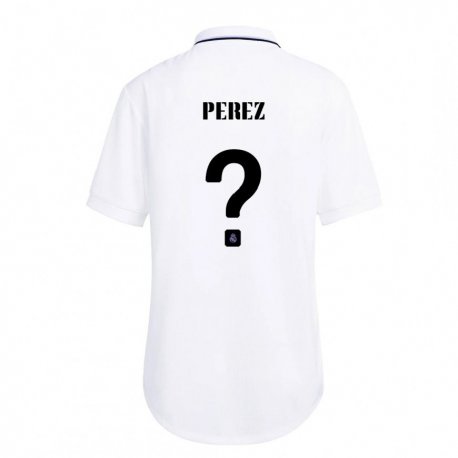 Kandiny Női Bruno Perez #0 Fehér Lila Hazai Jersey 2022/23 Mez Póló Ing