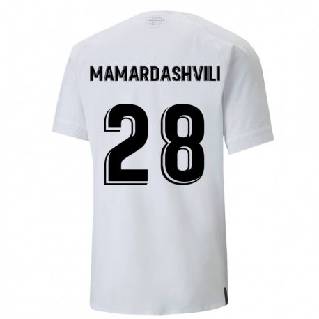 Kandiny Női Giorgi Mamardashvili #28 Krémes Fehér Hazai Jersey 2022/23 Mez Póló Ing