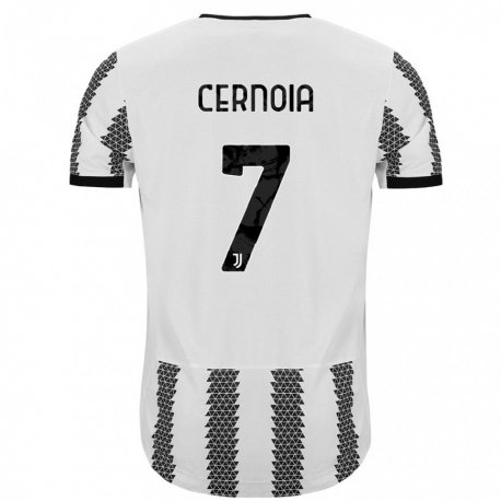 Kandiny Női Valentina Cernoia #7 Fehér Fekete Hazai Jersey 2022/23 Mez Póló Ing