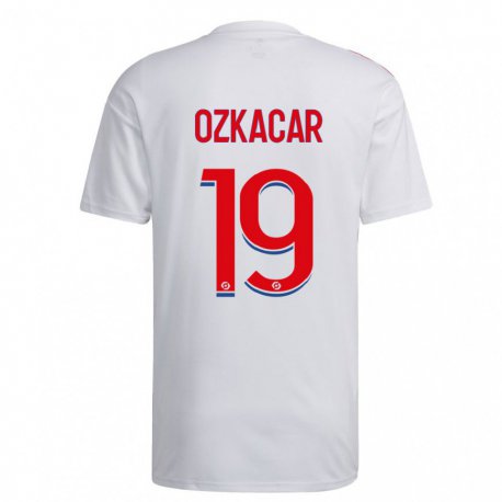 Kandiny Női Cenk Ozkacar #19 Fehér Kék Piros Hazai Jersey 2022/23 Mez Póló Ing